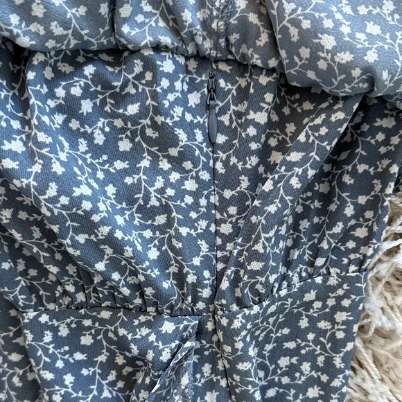 Floral Ruffle Strapless Dress - Picture 4 of 5